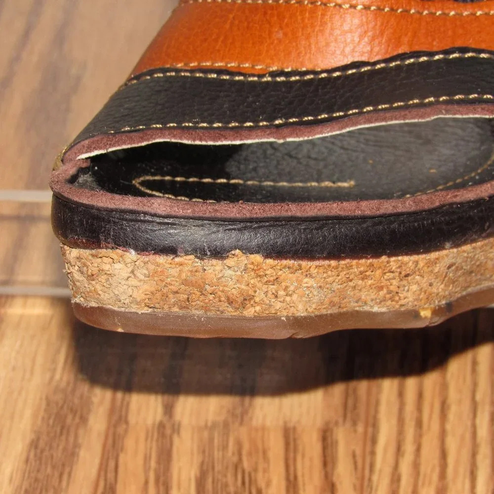 El Naturalista Wedge Slip-On Sandals Size 40/US 8 - Picture 7 of 7